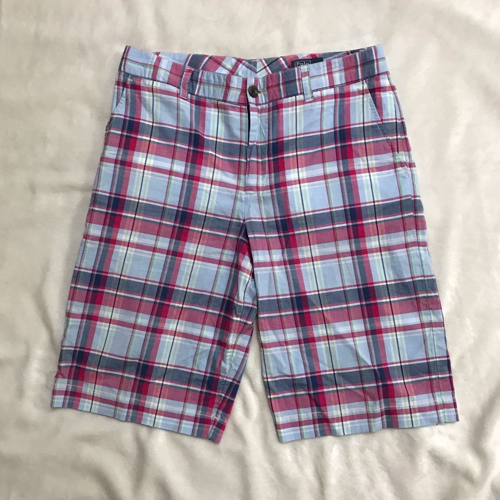 Polo by Ralph Lauren Plaid casual shorts- Waist 32